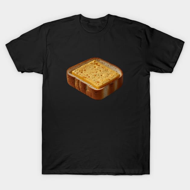 Cheese Kawaii Yummy Coffee Vintage Toast Bread Sandwich Since T-Shirt by Flowering Away